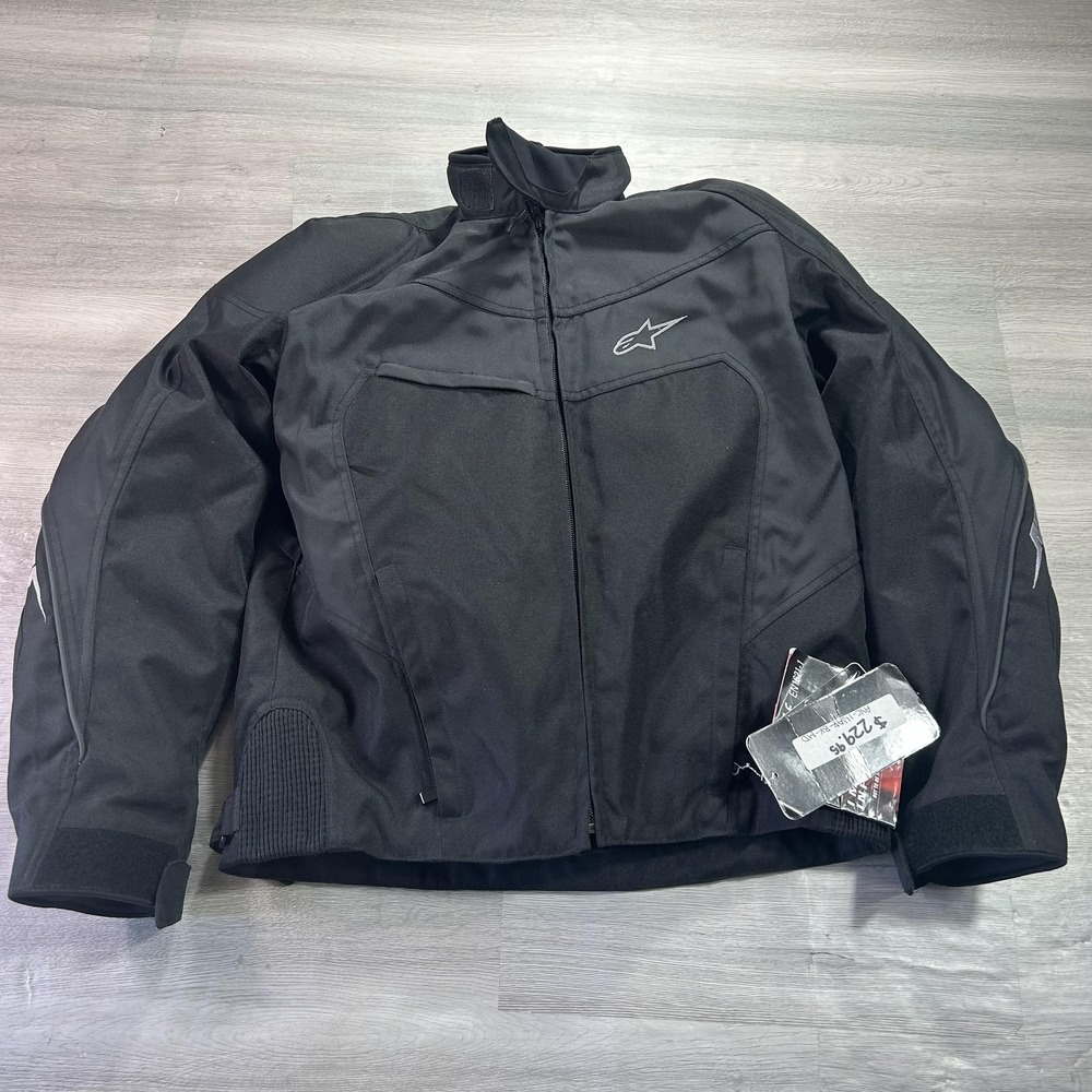 Alpinestars Argon Jacket Womens Medium Black Textile Motorcycle Removable Liner